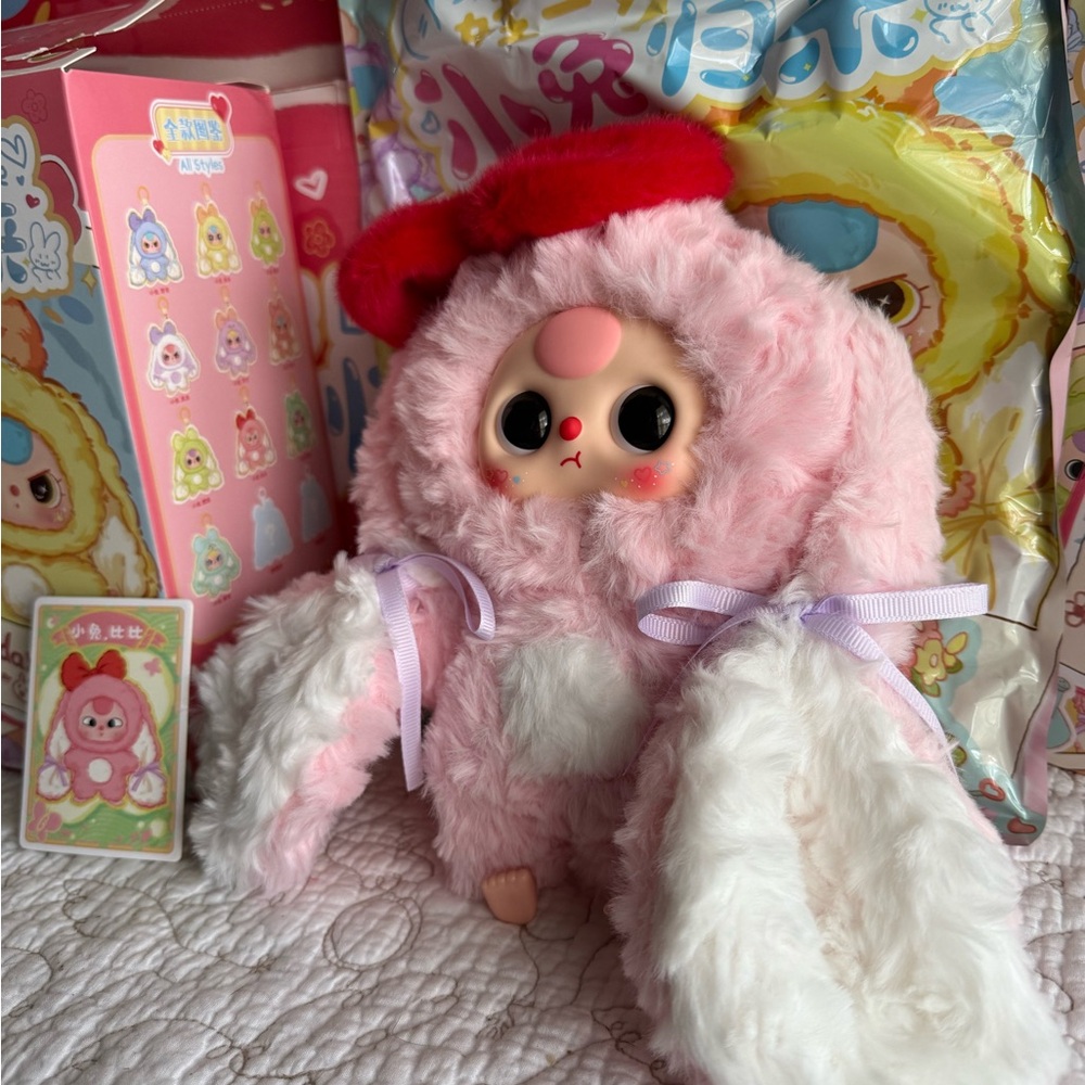 Baby Three Bunny Return Plush: Bibi Bunny with Crazy Eyes